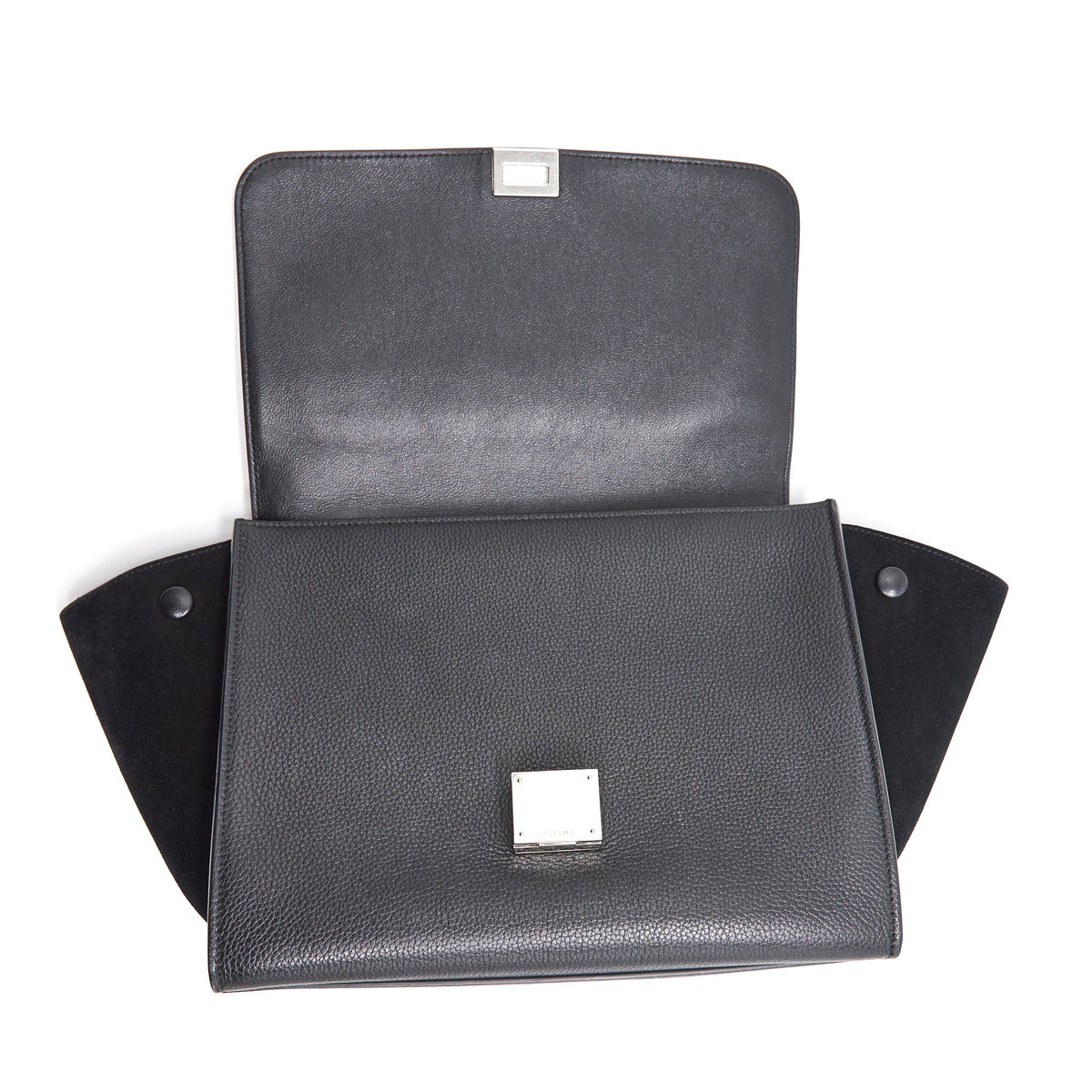 Celine Trapeze Small Bag Black SHW