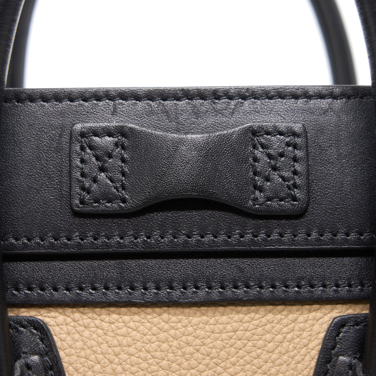 Celine Nano Luggage Bag Multi Color Beige/ Blue /Black