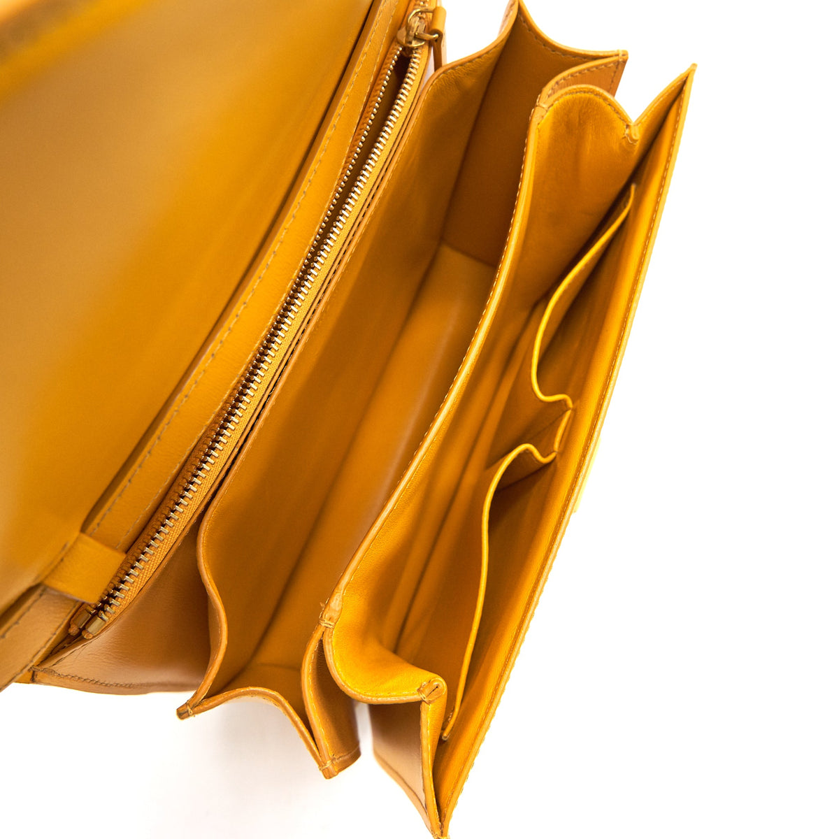 CELINE MEDIUM CLASSIC IN BOX CALFSKIN MANGO YELLOW
