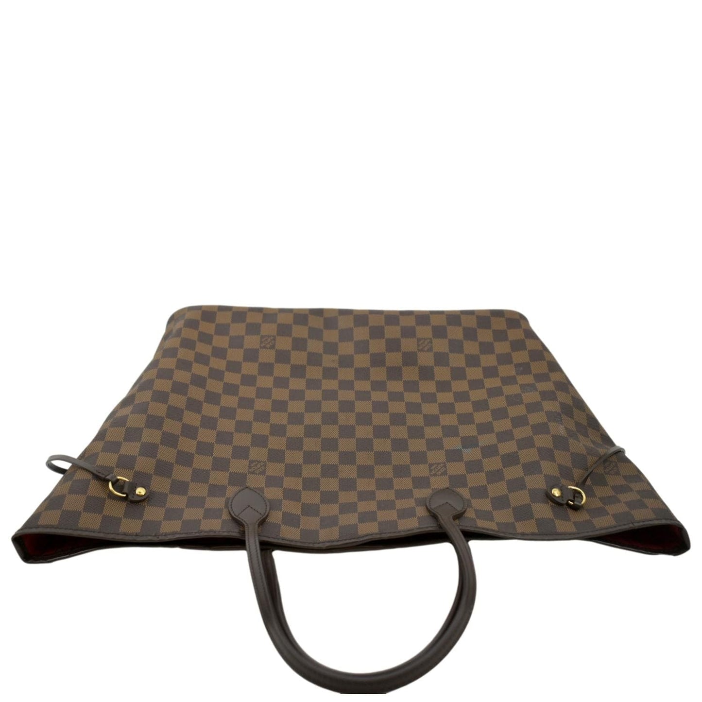 LOUIS VUITTON Neverfull GM Damier Ebene Tote Shoulder Bag Brown