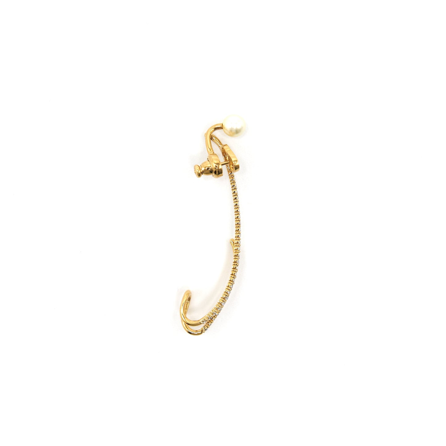 Christian Dior One Side Cuff Earring