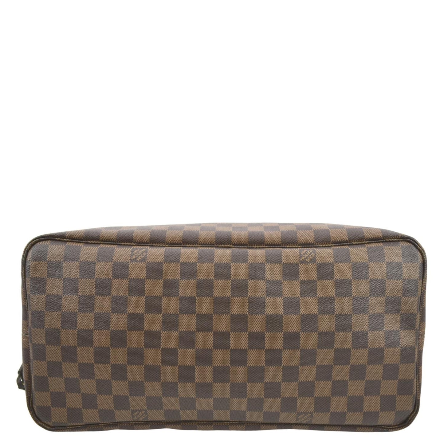 LOUIS VUITTON Neverfull GM Damier Ebene Tote Shoulder Bag Brown