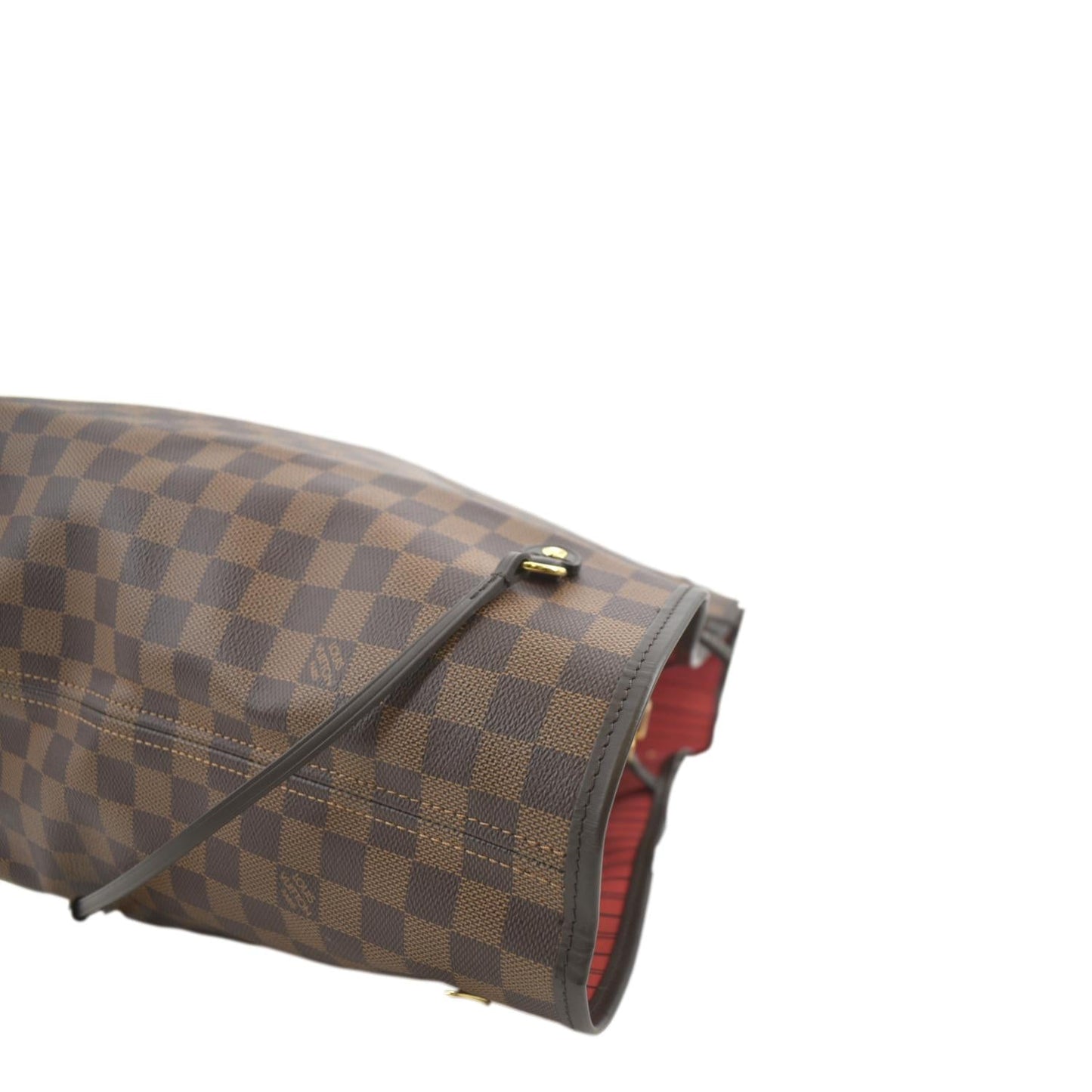 LOUIS VUITTON Neverfull GM Damier Ebene Tote Shoulder Bag Brown
