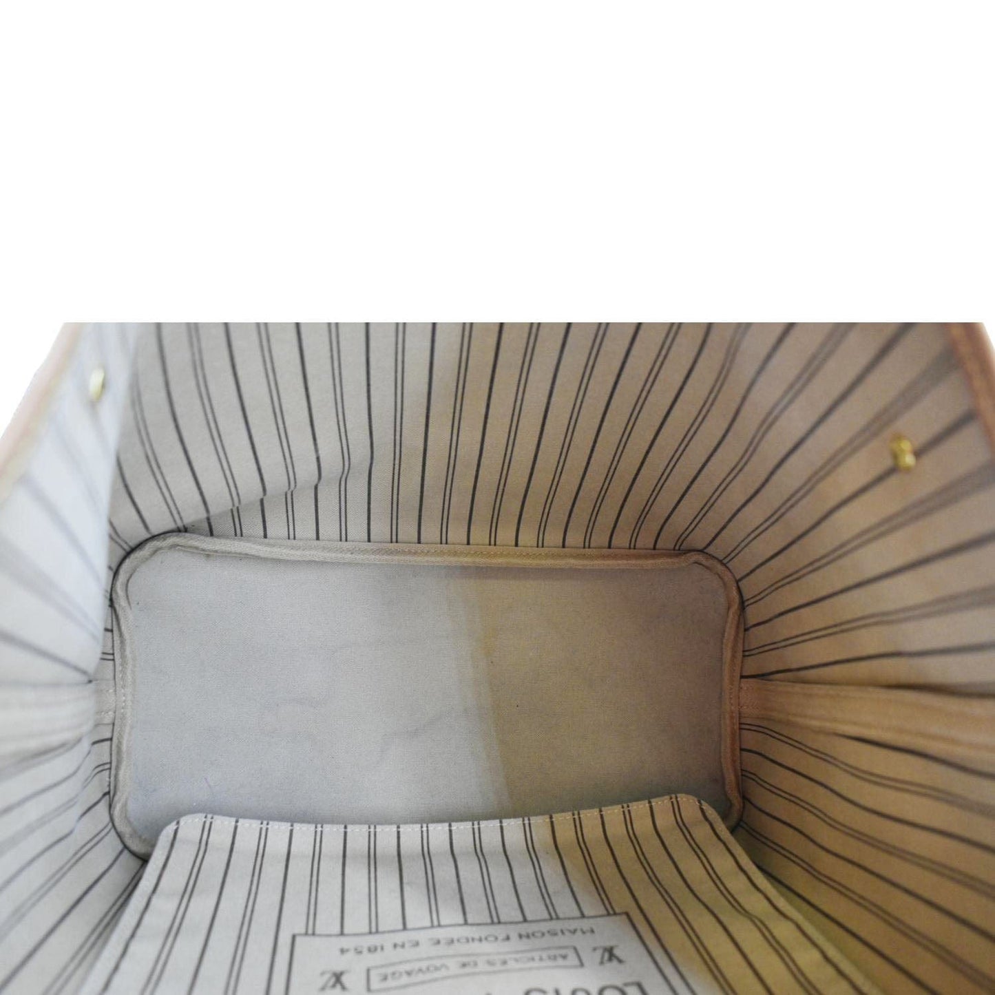 LOUIS VUITTON Neverfull MM Monogram Canvas Tote Bag Brown