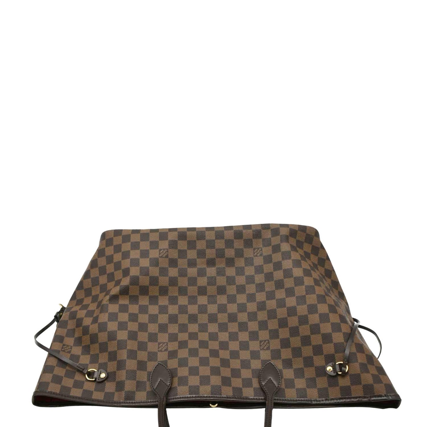 LOUIS VUITTON Neverfull GM Damier Ebene Tote Shoulder Bag Brown