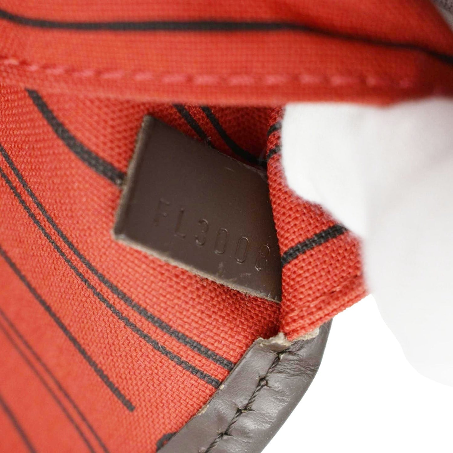 LOUIS VUITTON Neverfull GM Damier Ebene Tote Shoulder Bag Brown