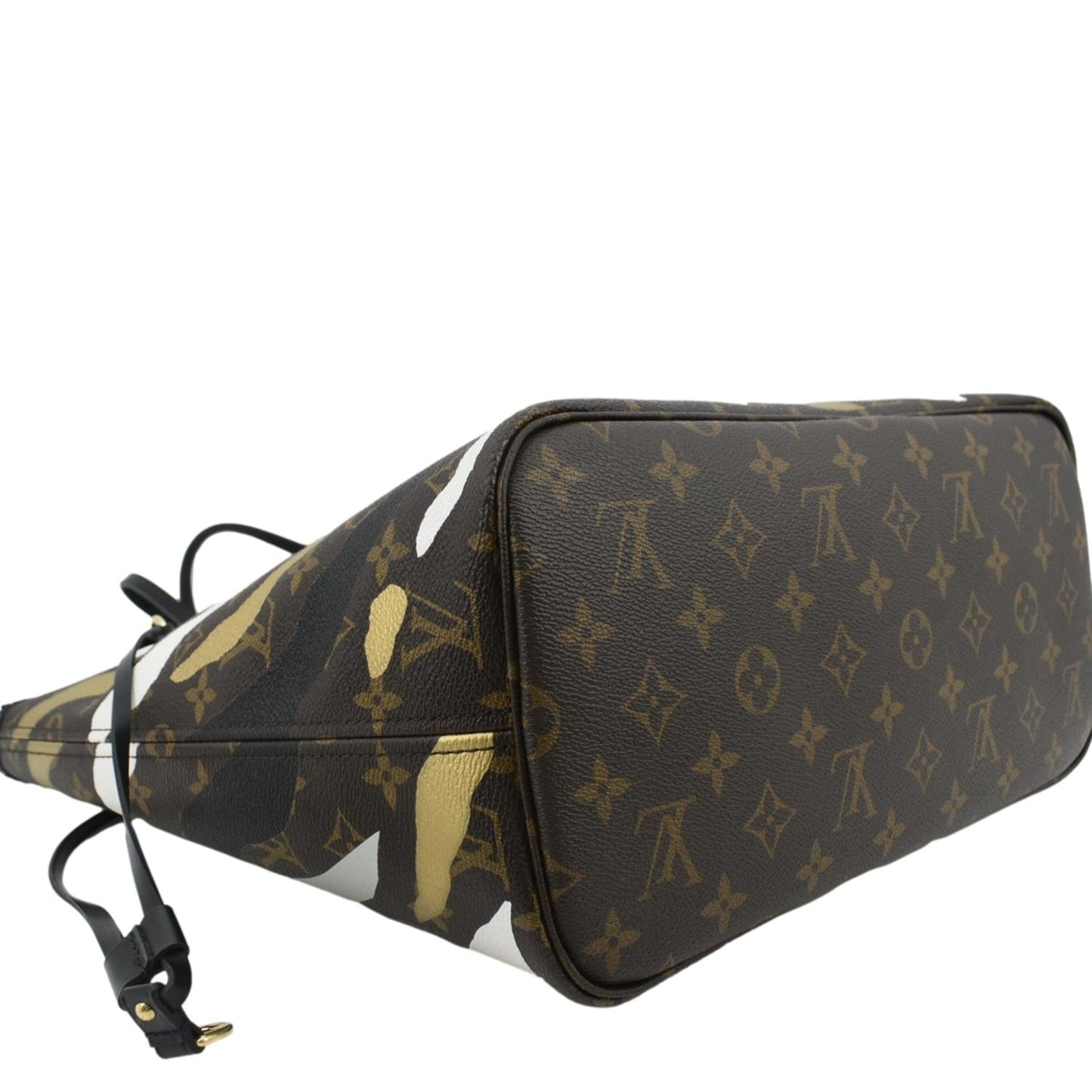 LOUIS VUITTON X LOL Neverfull MM Monogram Canvas Tote Bag Brown