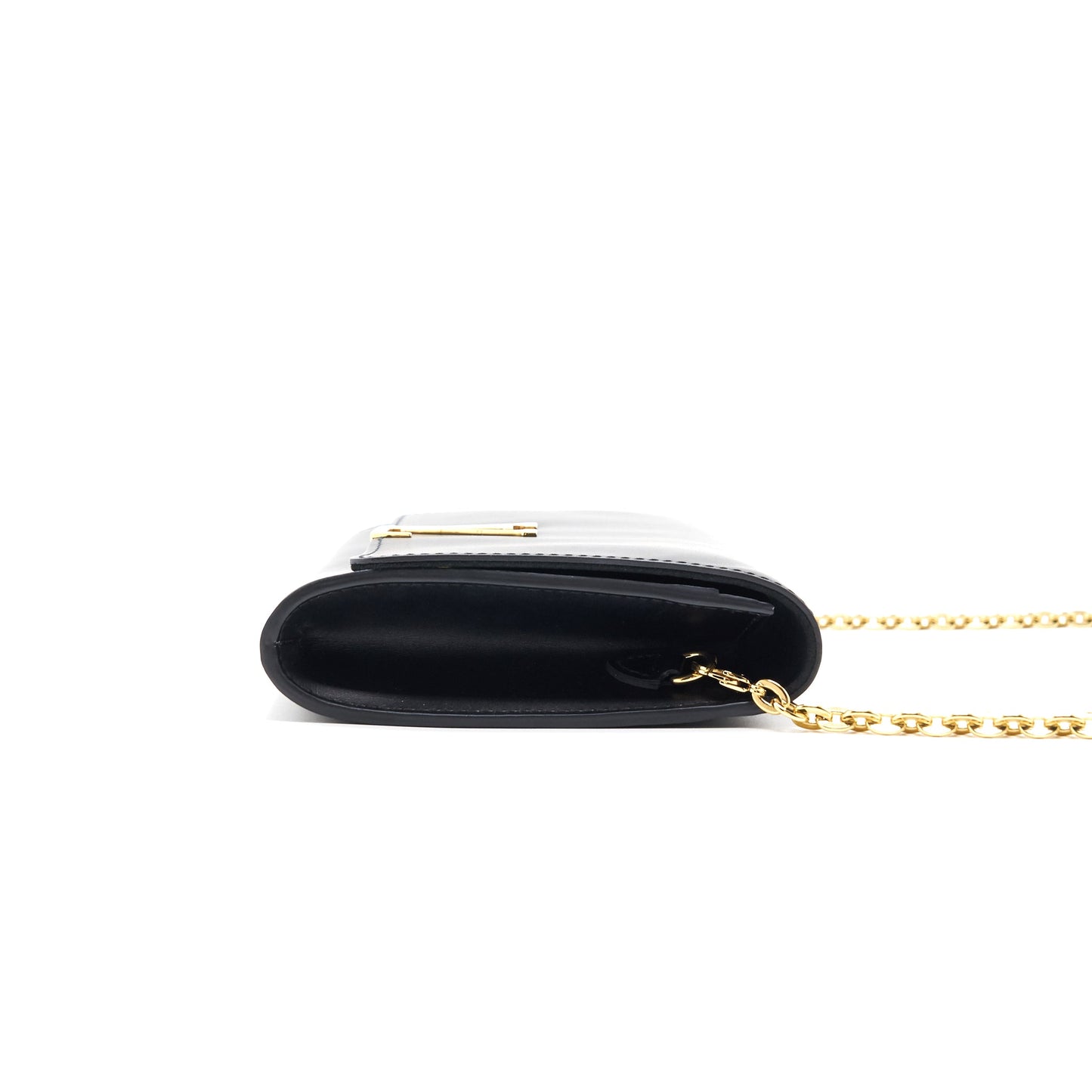 LOUIS VUITTON LOUISE LEATHER CROSSBODY BAG NOIR