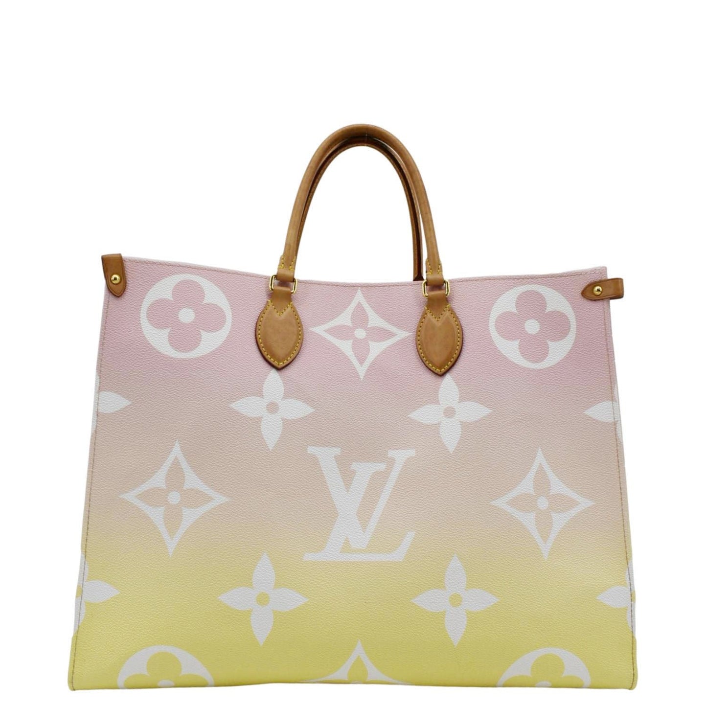 LOUIS VUITTON Pool Onthego GM Monogram Canvas Tote Bag Pink