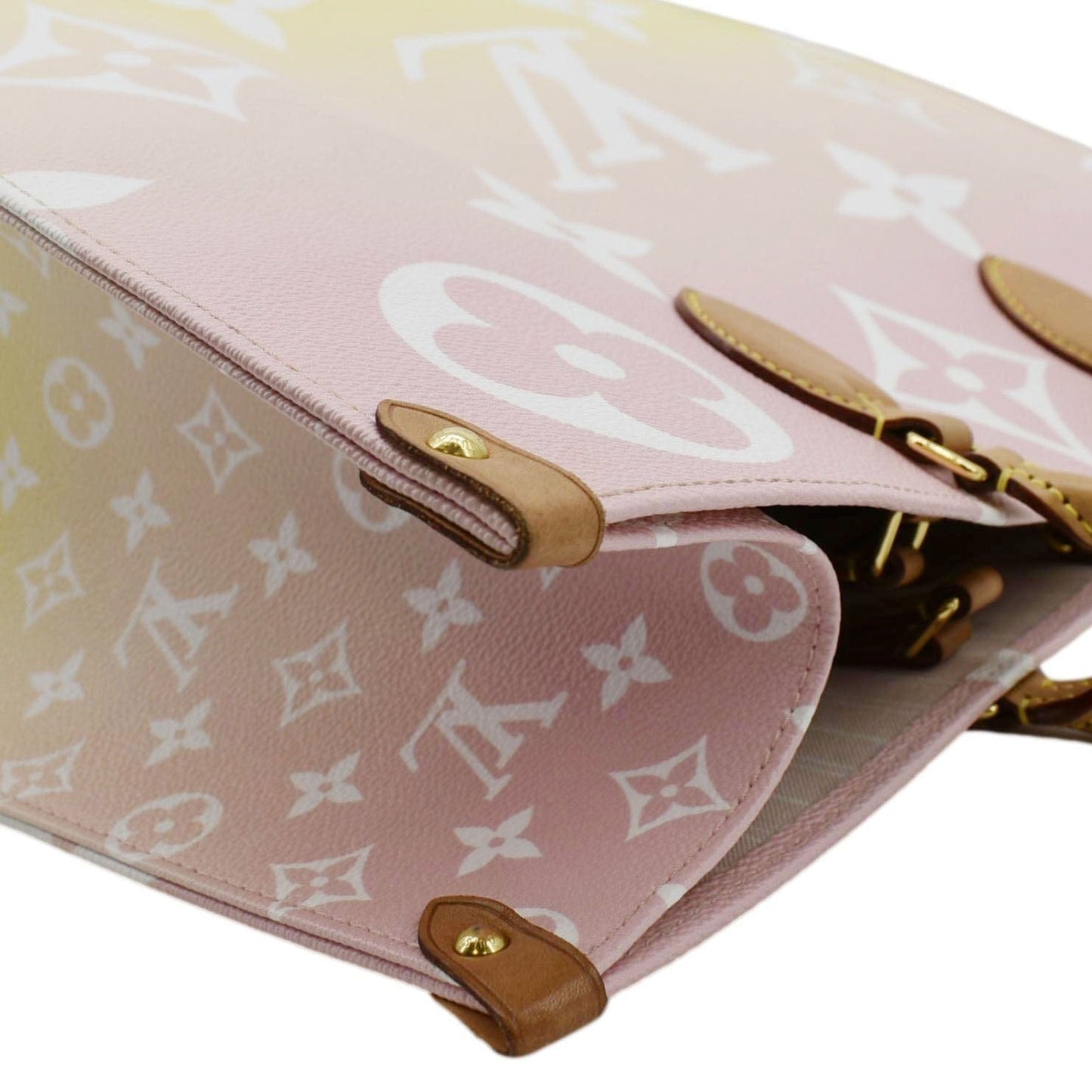 LOUIS VUITTON Pool Onthego GM Monogram Canvas Tote Bag Pink