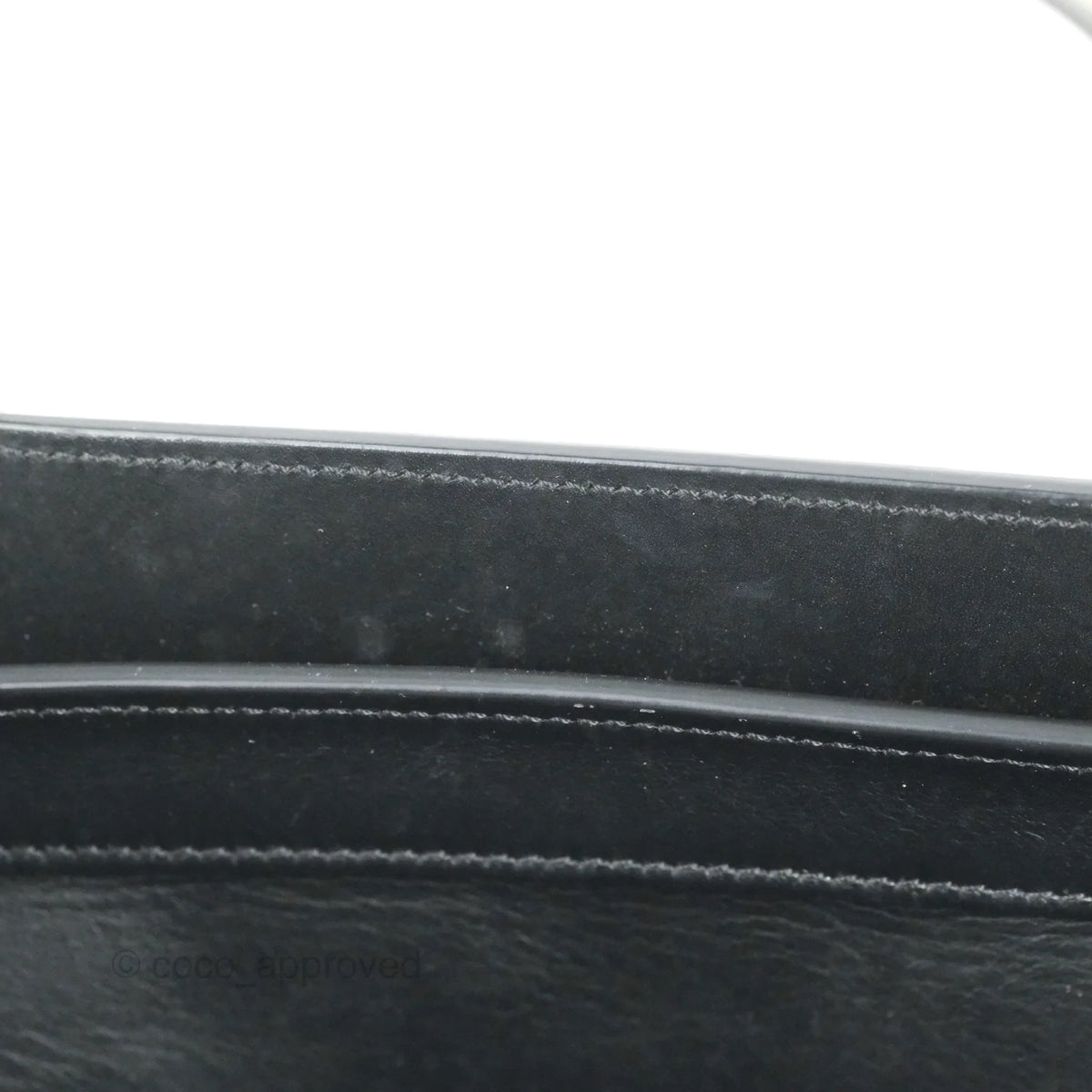 Celine Micro Luggage Bag Taupe/Blue/Black Calfskin