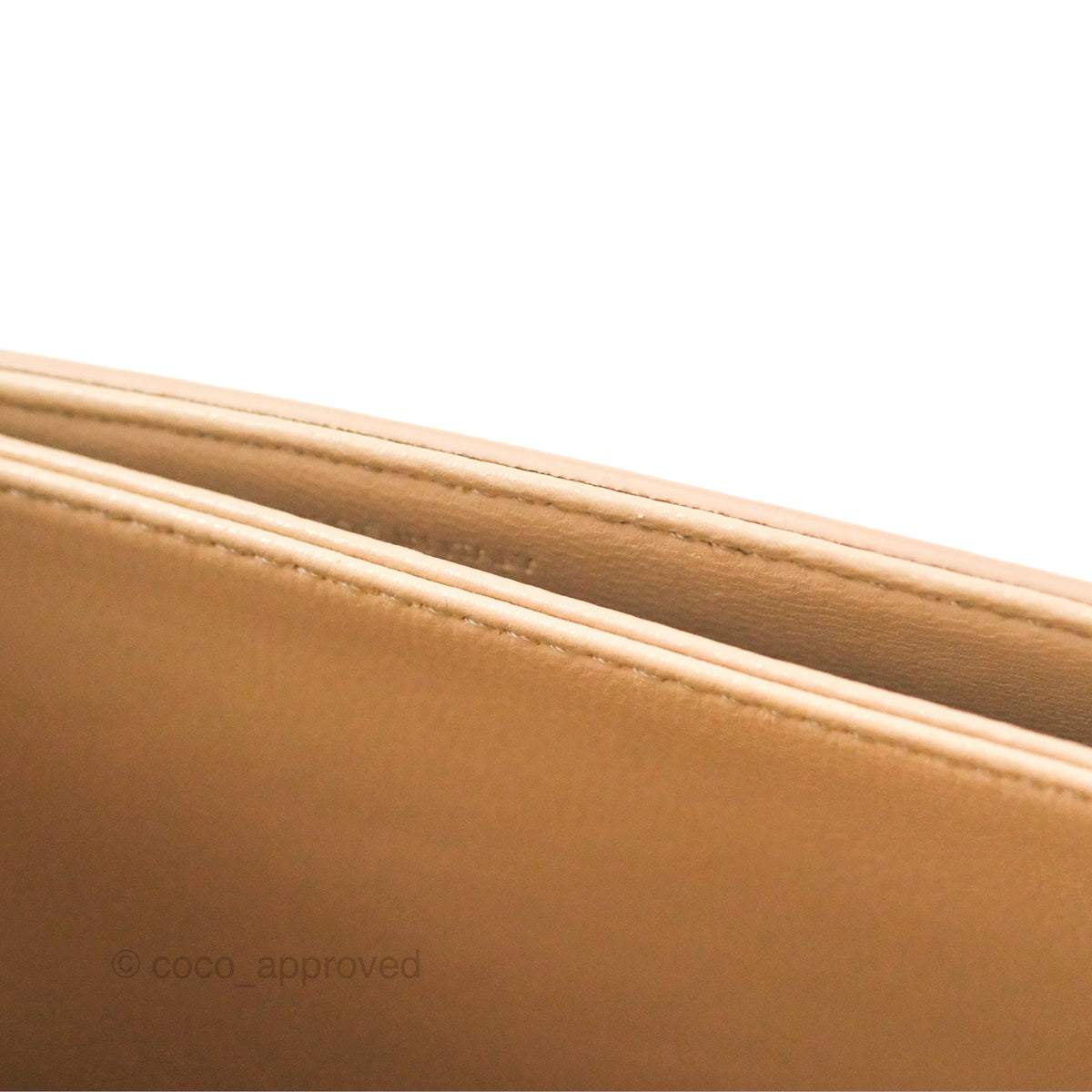 Celine Teen Triomphe Bag Shiny Calfskin Light Beige