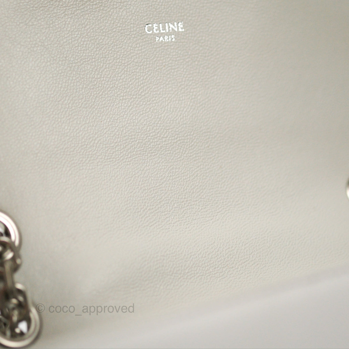Celine Medium C Bag Light Grey Smooth Calfskin