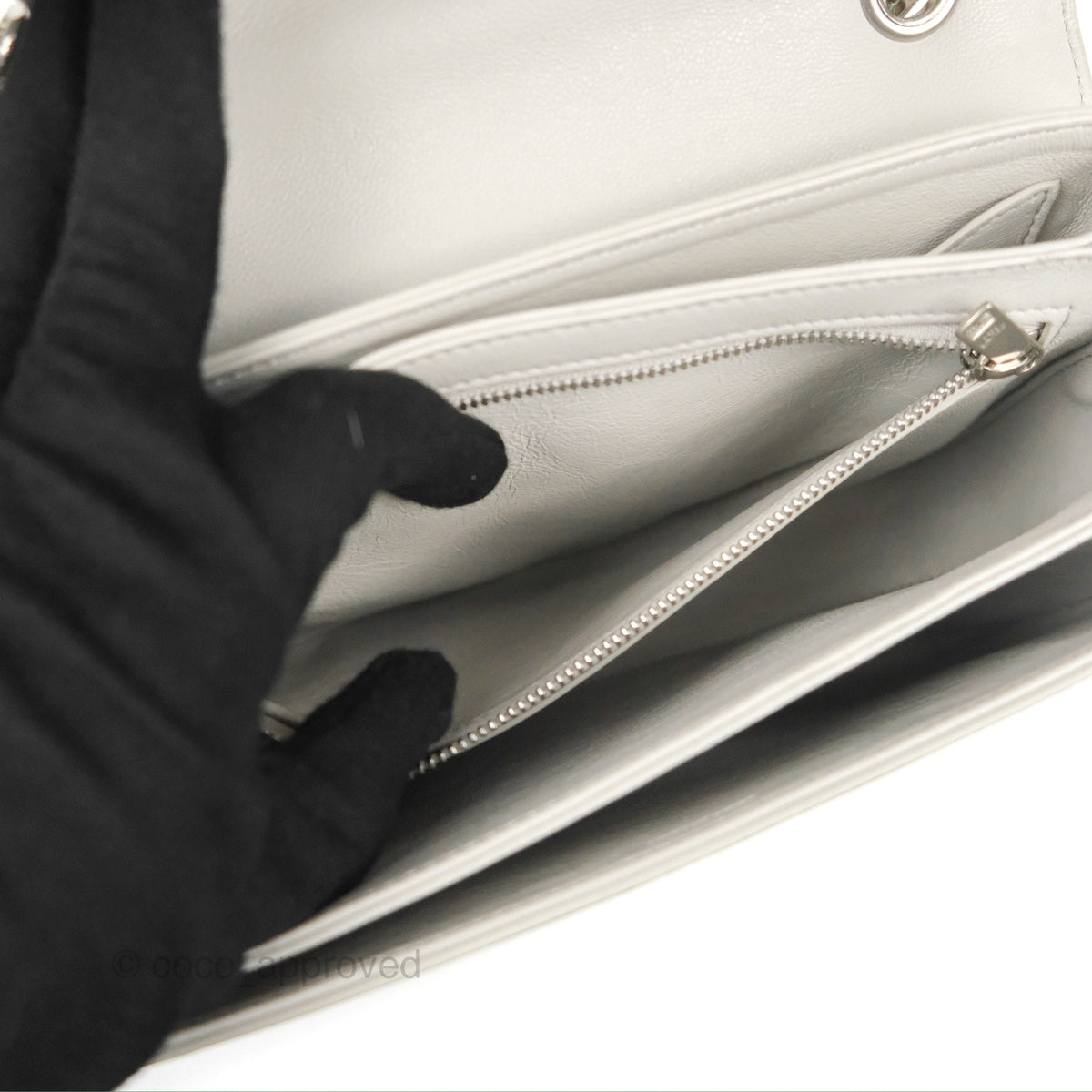 Celine Medium C Bag Light Grey Smooth Calfskin