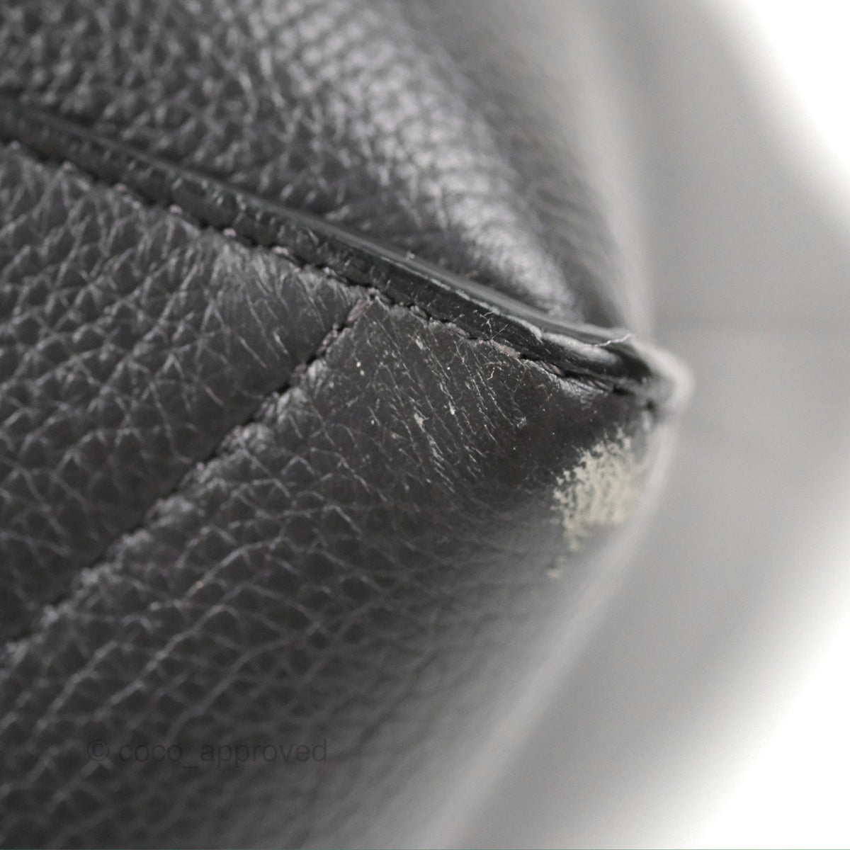 Celine Sangle Bucket Bag Grained Calfskin Dark Grey