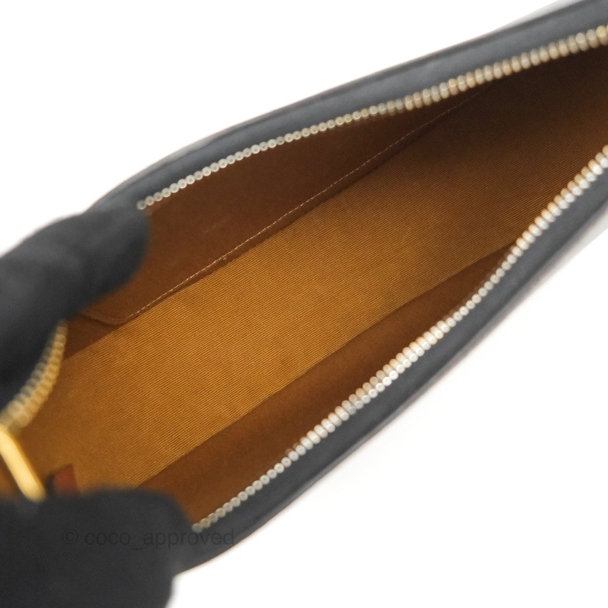 Celine Ava Bag In Triomphe Canvas Calfskin Tan