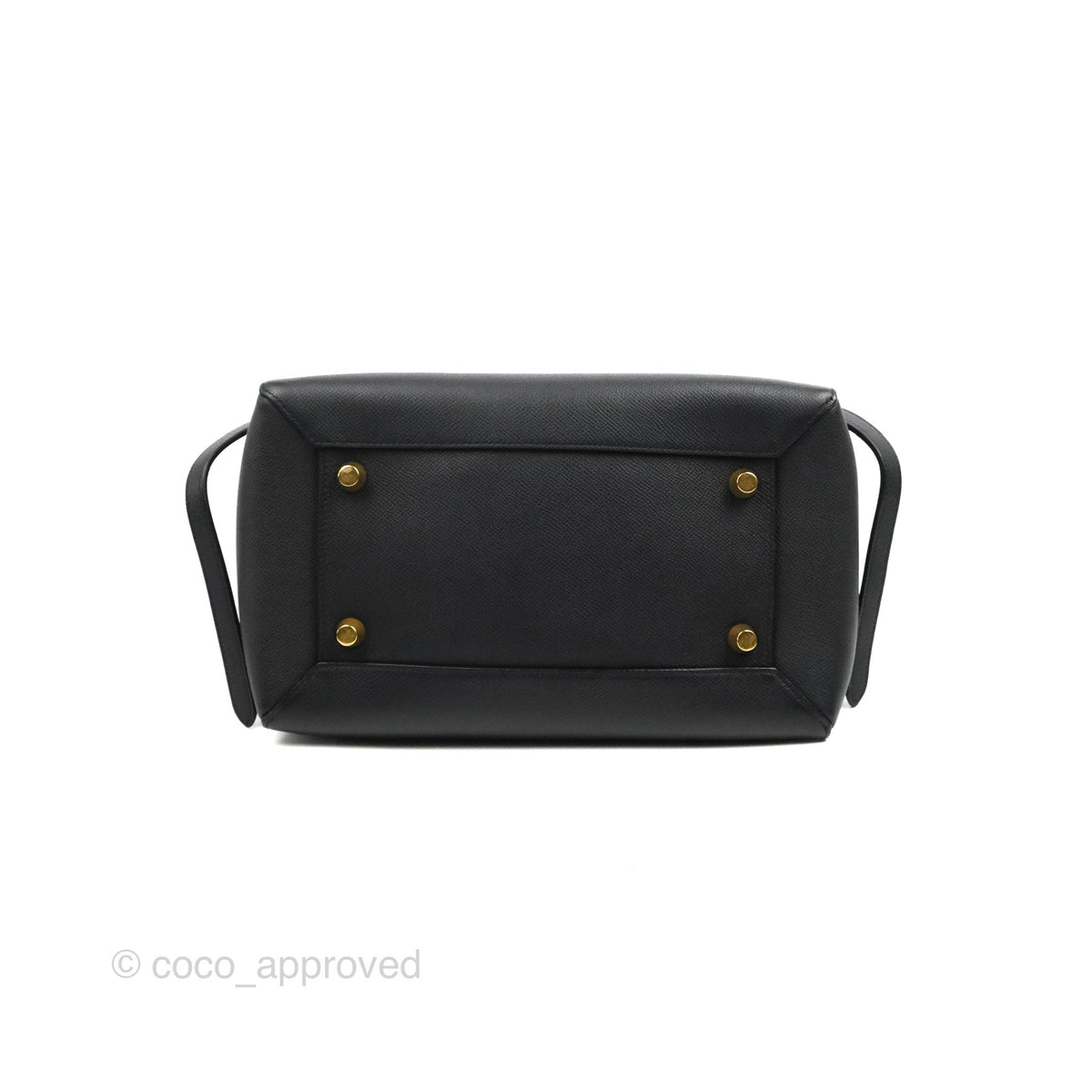 Celine Mini Belt Bag Black Grained Calfskin Gold Hardware