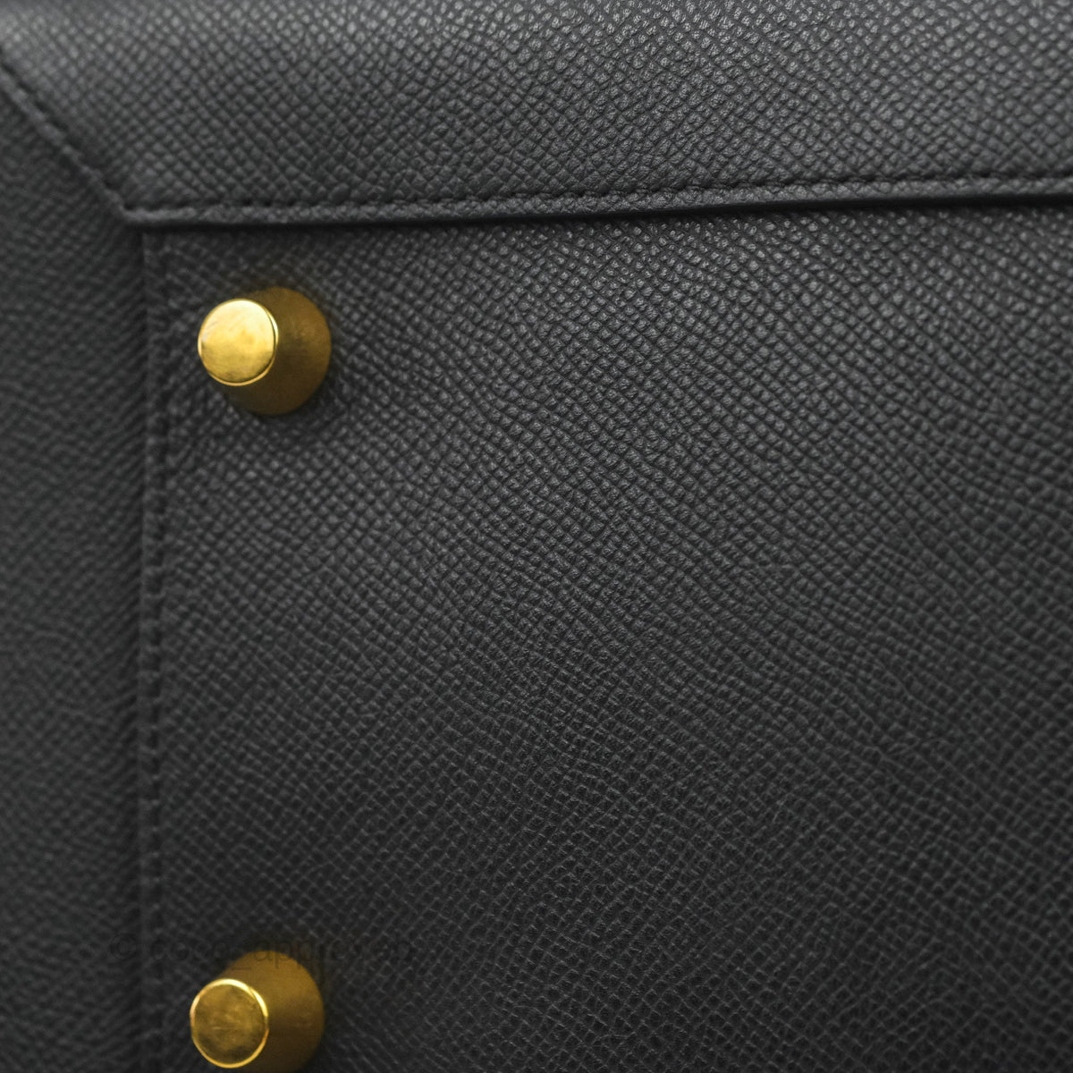 Celine Mini Belt Bag Black Grained Calfskin Gold Hardware