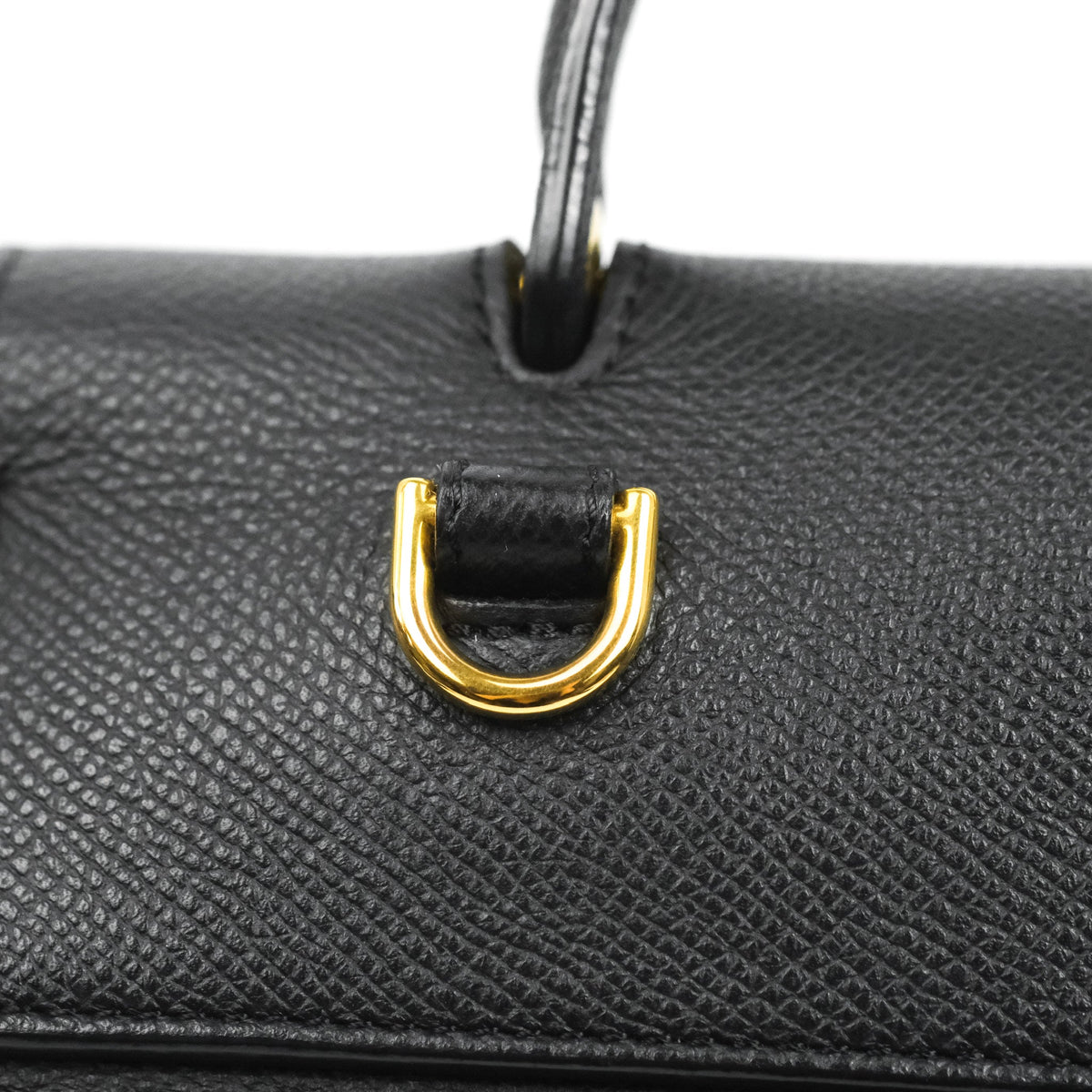Celine Mini Belt Bag Black Grained Calfskin Gold Hardware