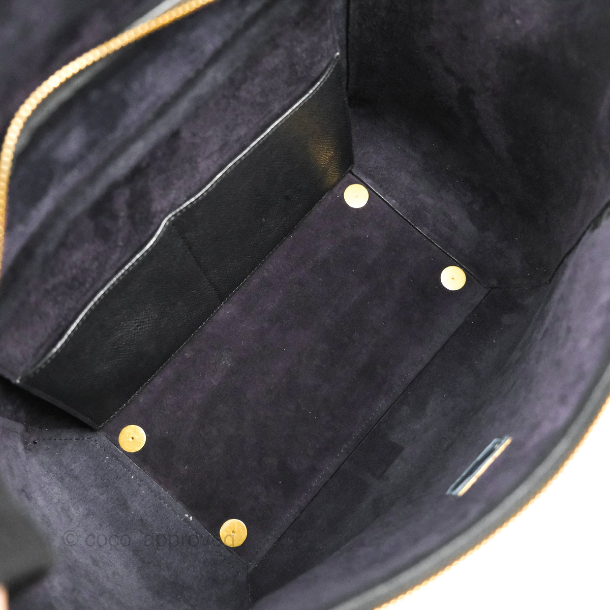 Celine Mini Belt Bag Black Grained Calfskin Gold Hardware