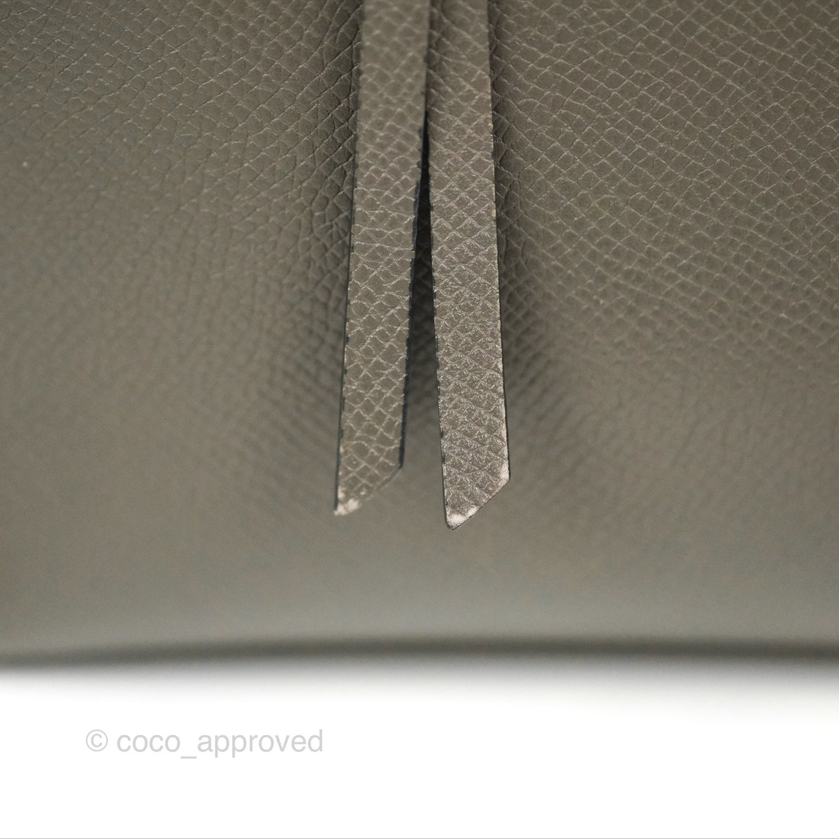 Celine Micro Belt Bag Grey Grained Calfskin Gold Hardware