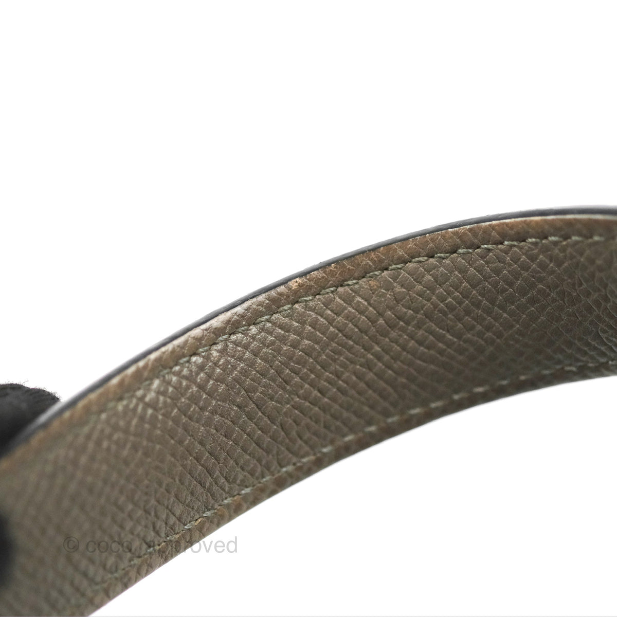 Celine Micro Belt Bag Grey Grained Calfskin Gold Hardware