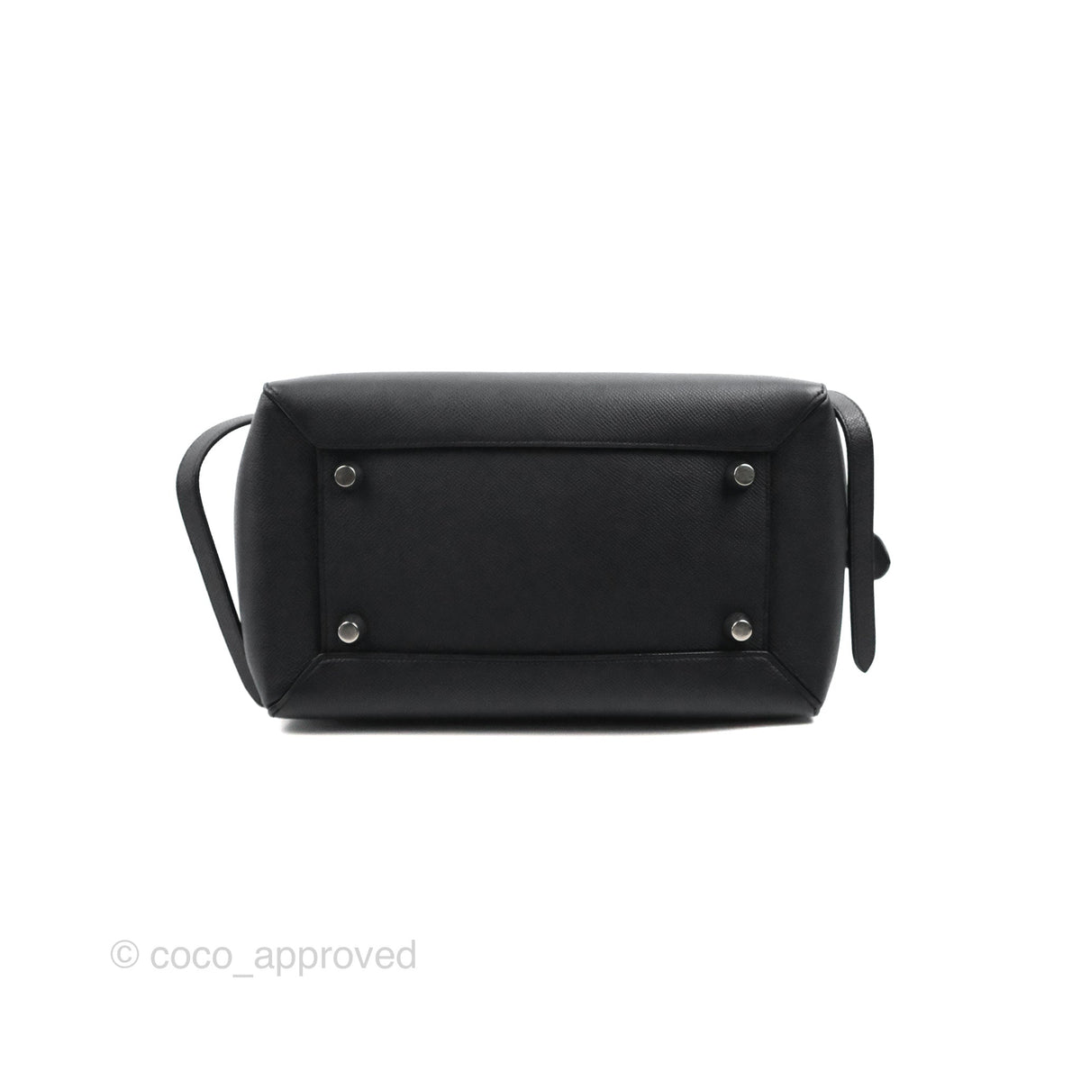 Celine Mini Belt Bag Dark Navy Grained Calfskin Ruthenium Hardware