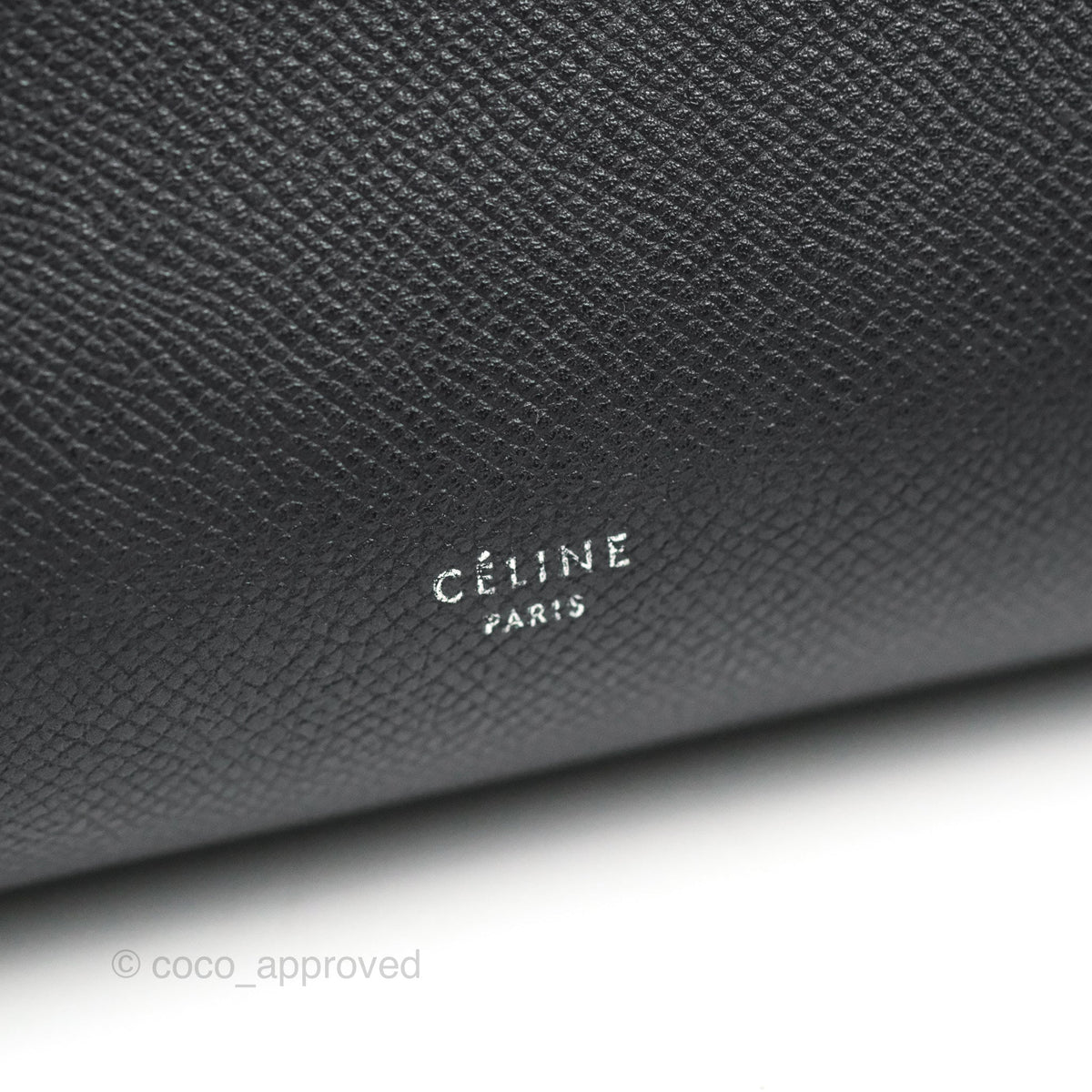 Celine Mini Belt Bag Dark Navy Grained Calfskin Ruthenium Hardware