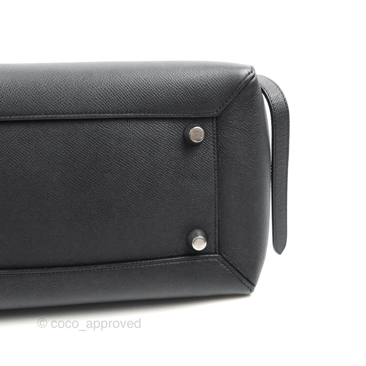 Celine Mini Belt Bag Dark Navy Grained Calfskin Ruthenium Hardware