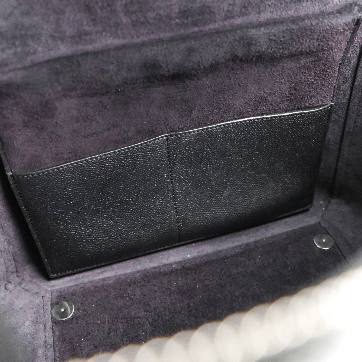 Celine Mini Belt Bag Dark Navy Grained Calfskin Ruthenium Hardware