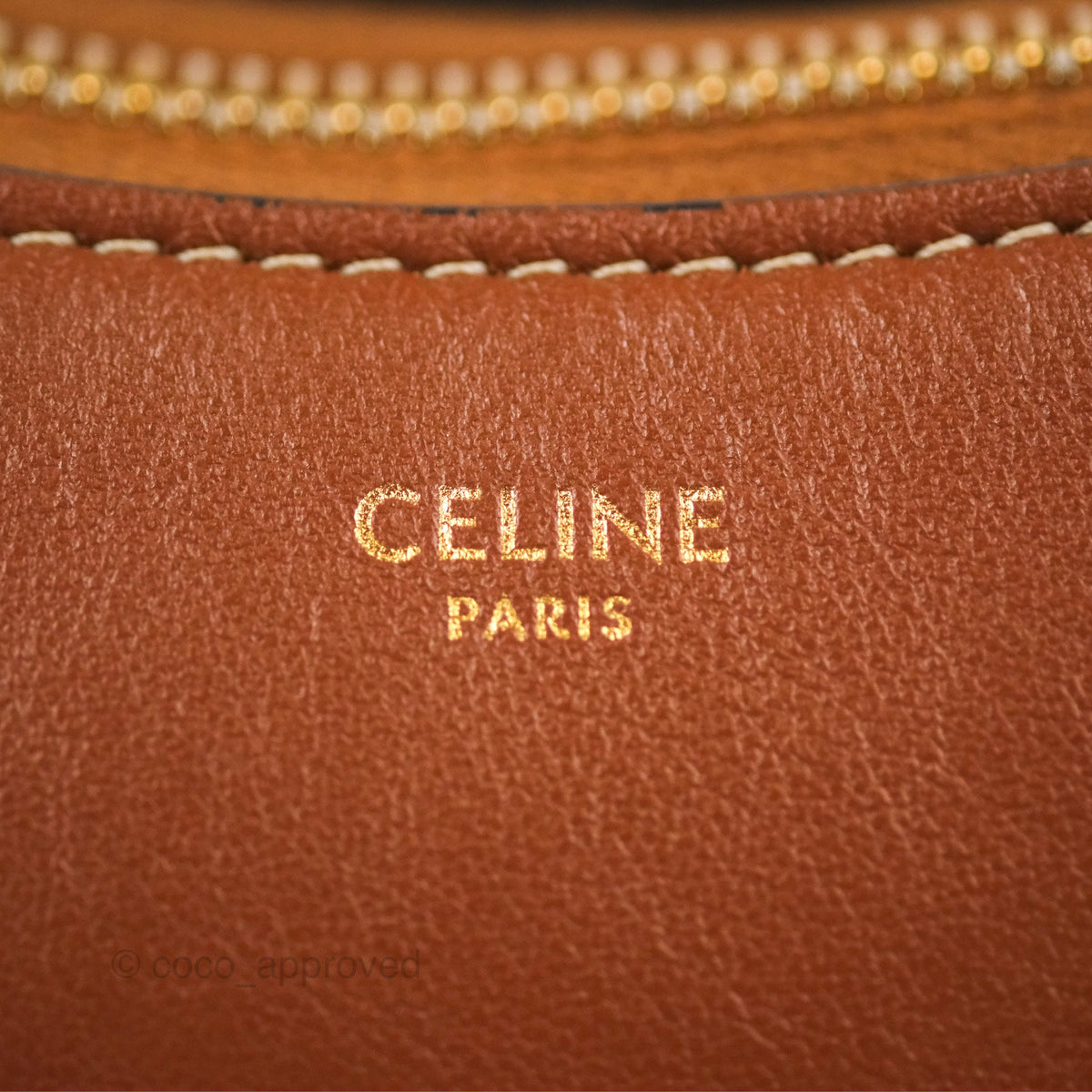 Celine Ava Bag In Smooth Calfskin Tan