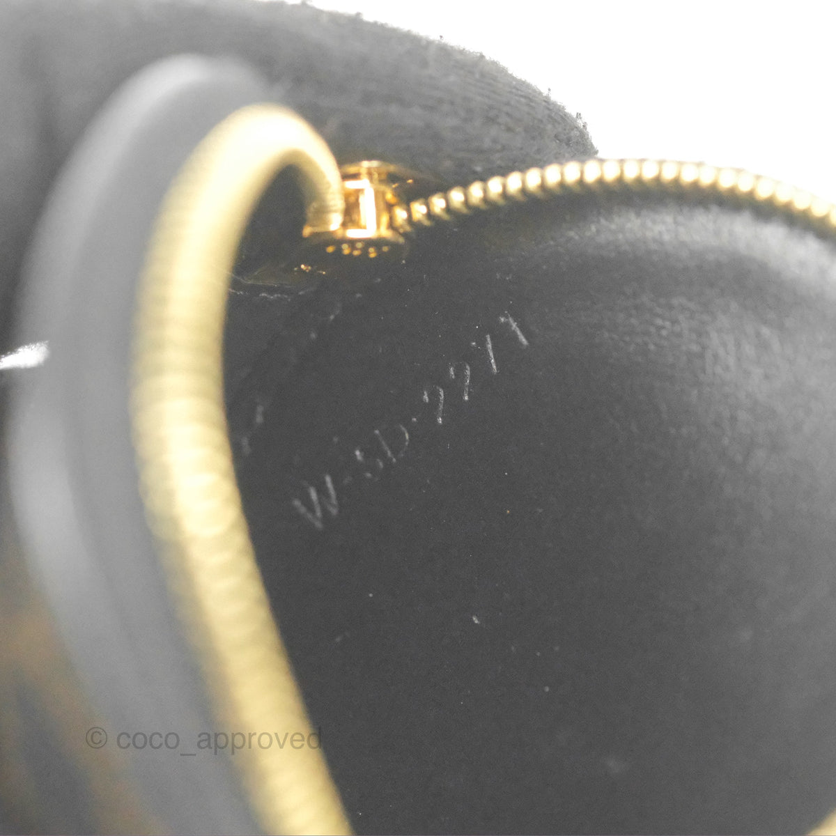 Celine Round Zip Coin Purse Triomphe Canvas