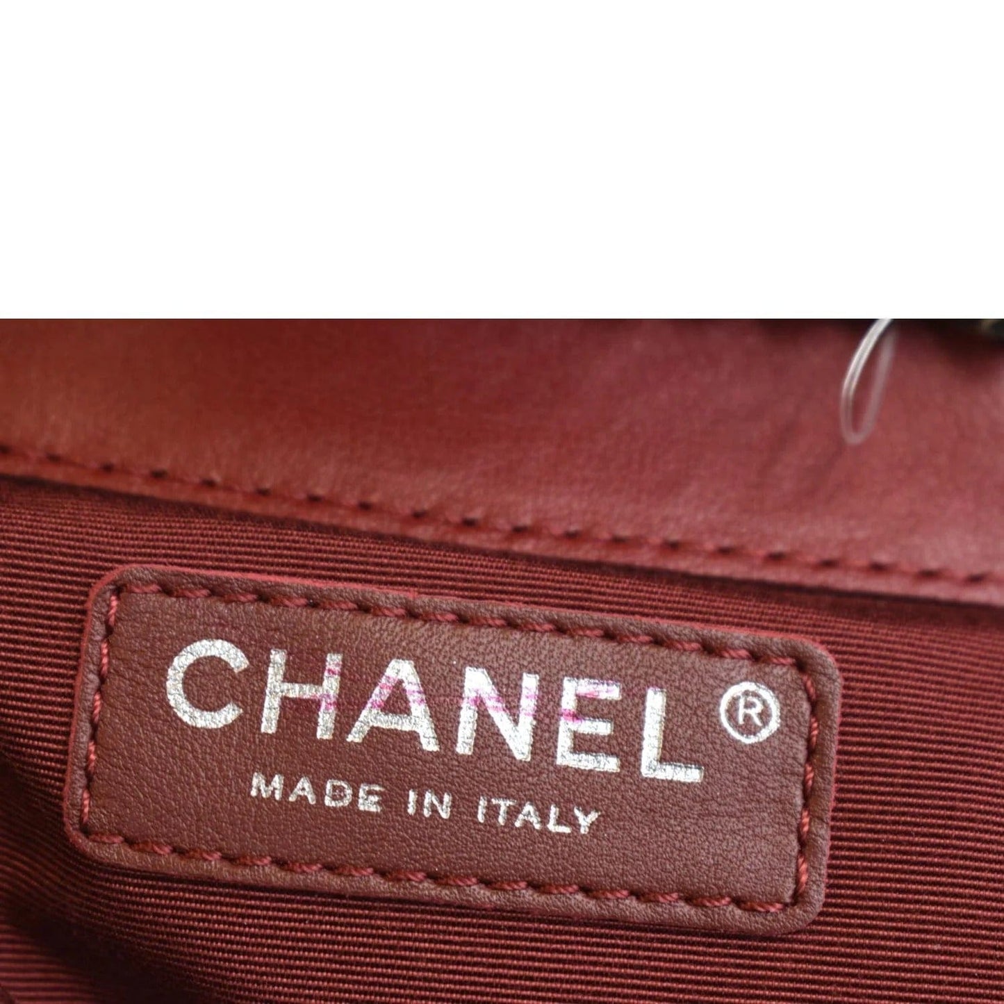 CHANEL Paris Dallas Drawstring Fringe Leather Shoulder Bag Red