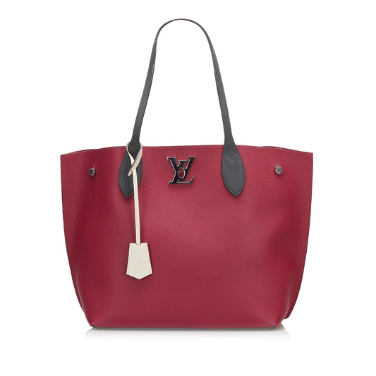 Louis Vuitton Lockme Go Tote Bag Red
