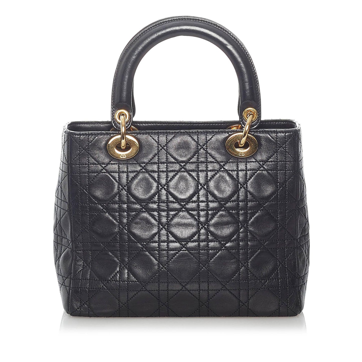 Dior Cannage Lady Dior Lambskin Leather Handbag (SHG-31012)