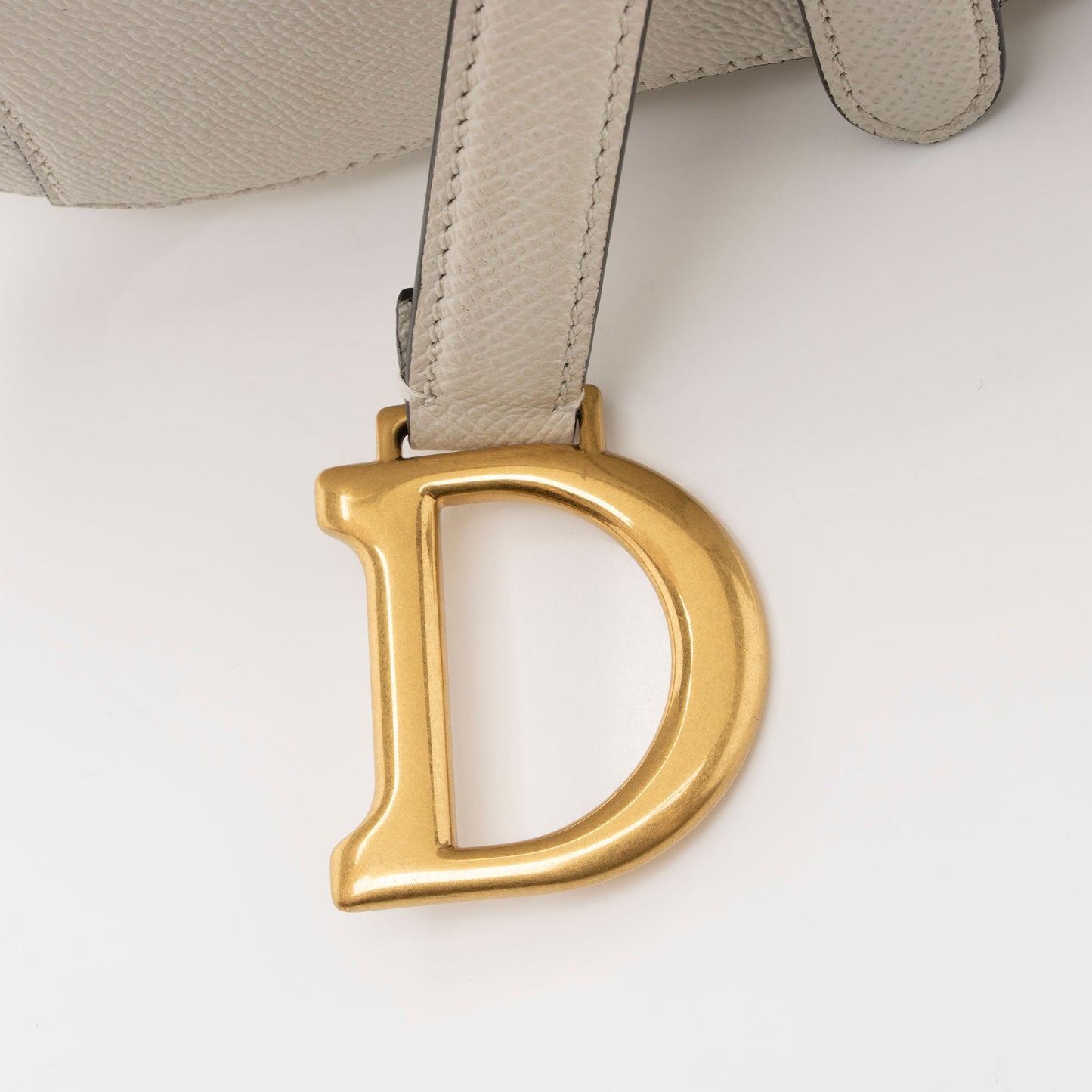 Dior Grained Calfskin Saddle Dual Strap Crossbody Bag (SHF-d5AAF4)