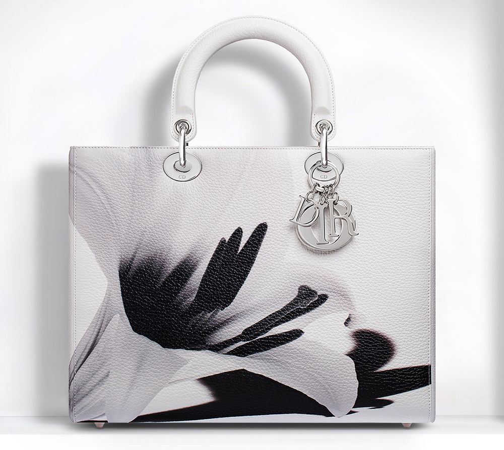 Dior Lady Dior Large Floral Bag