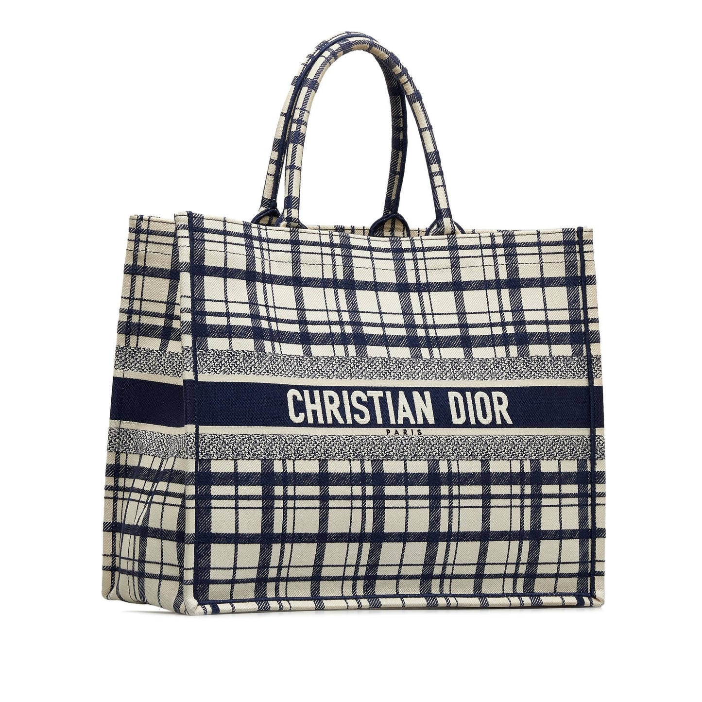 Dior Large Check n Dior Book Tote (SHG-EW40j6)
