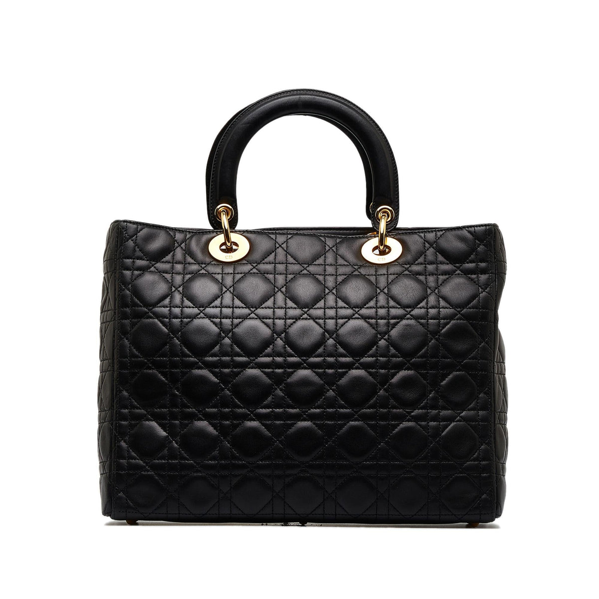 Dior Large Lambskin Cannage Lady Dior (SHG-V97ffY)