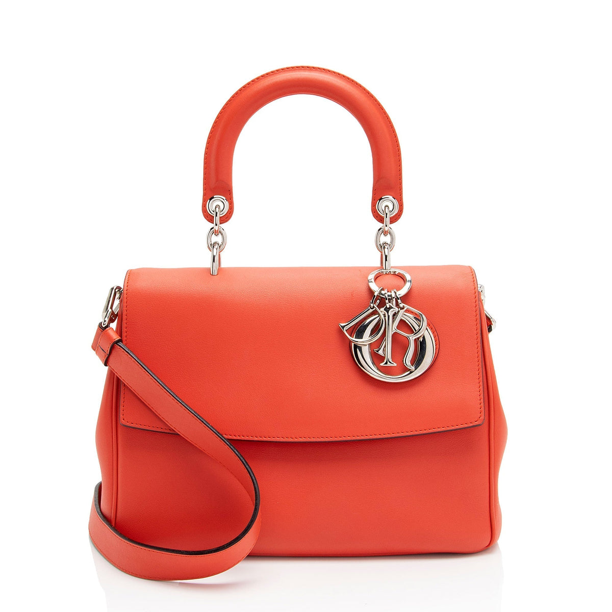 Dior Leather Be Dior Flap Small Satchel (SHF-dggCxm)