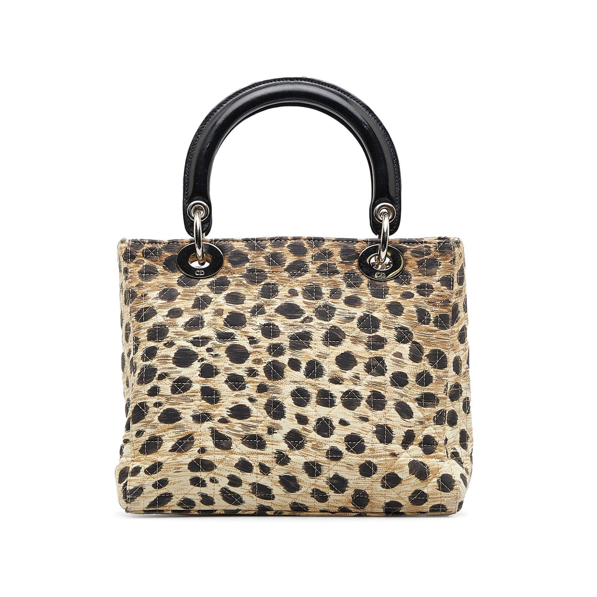 Dior Medium Cannage Leopard Print Lady Dior (SHG-Sbc9Zg)