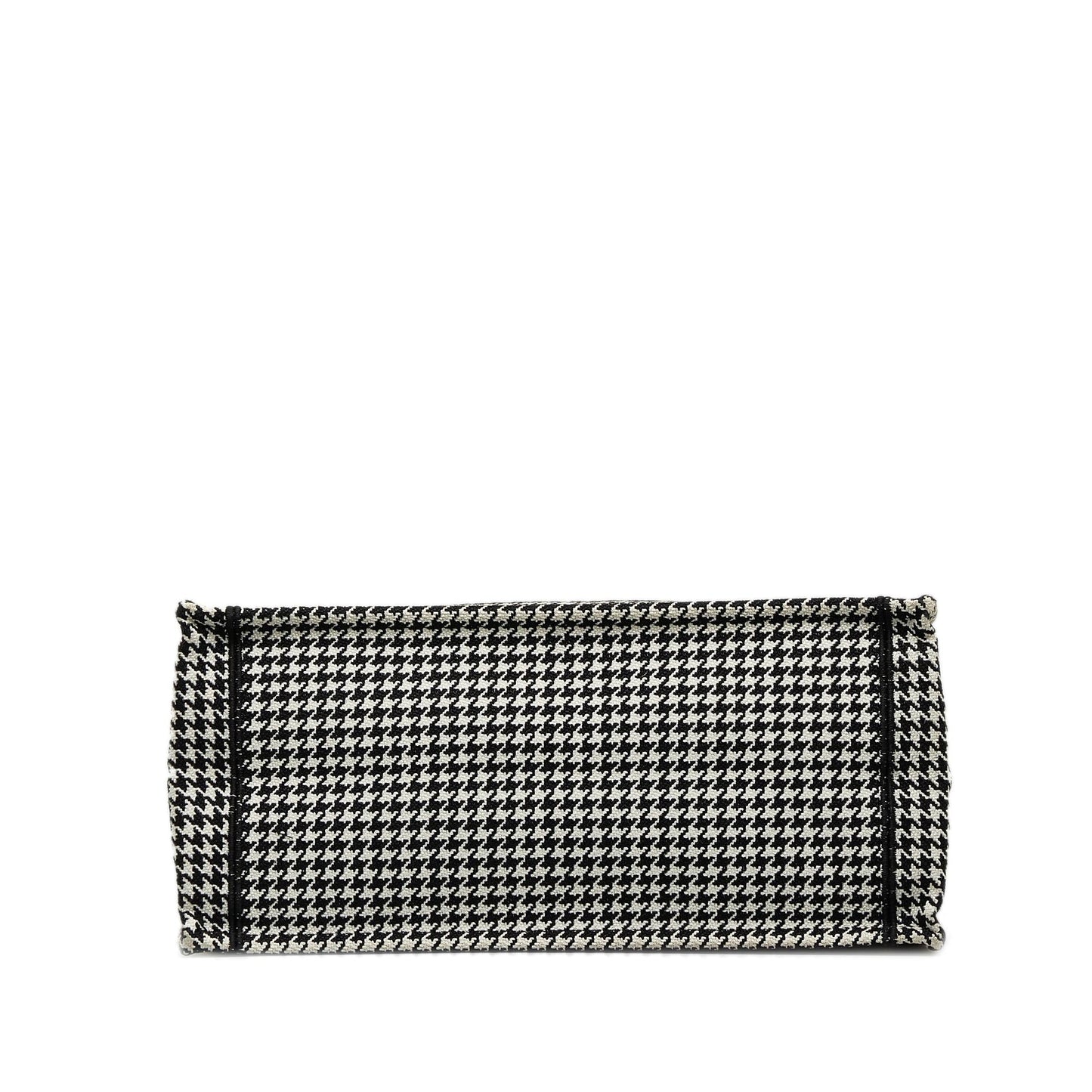 Dior Medium Houndstooth Embroidered Book Tote (SHG-AoRUVr)
