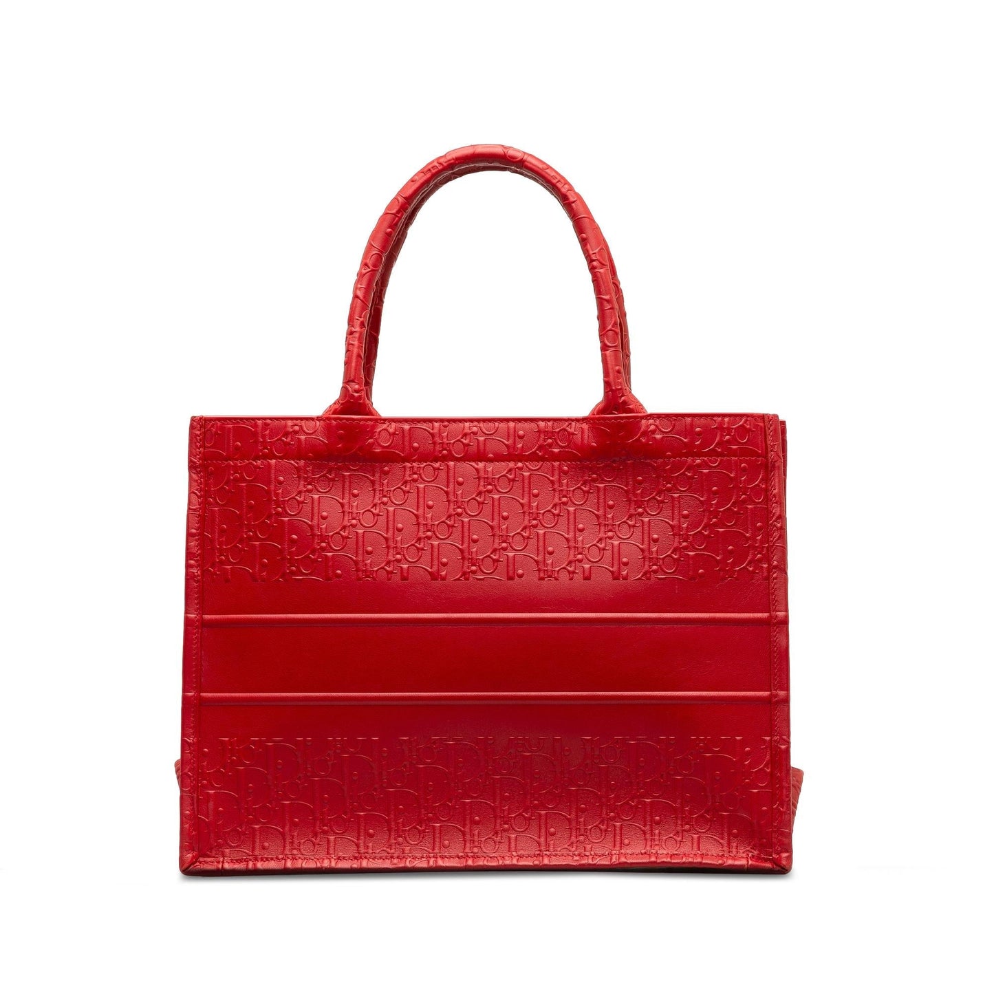 Dior Medium Oblique Embossed Leather Book Tote (SHG-iqfn3c)
