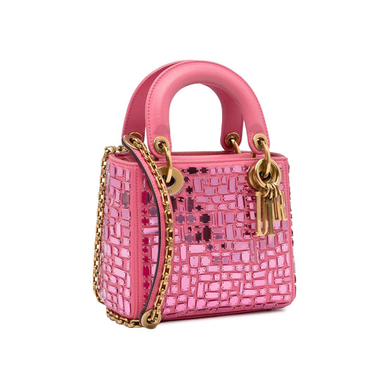 Dior Mini Lady Dior Embroidered Mosaic of Mirrors (SHG-VLVCzG)