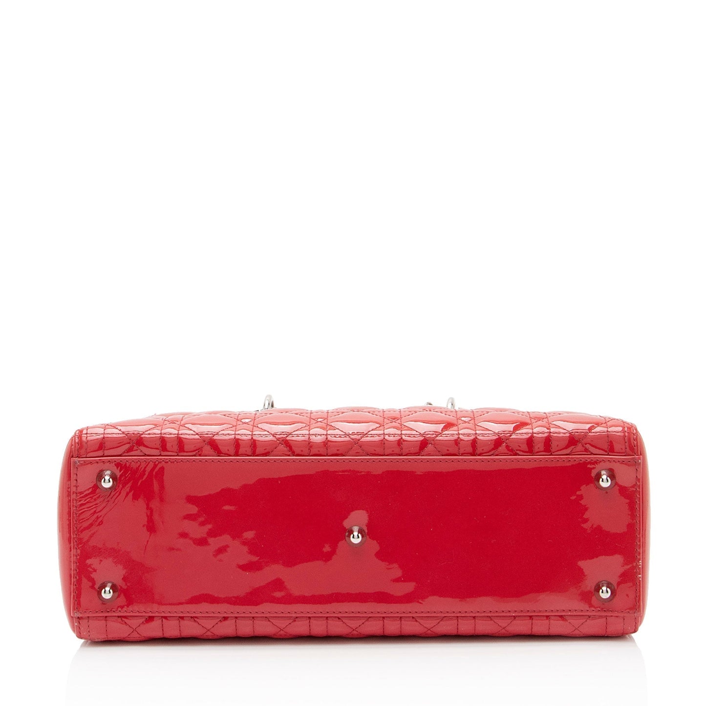 Dior Patent Leather Lady Dior Large Tote (SHF-Fvh4jH)