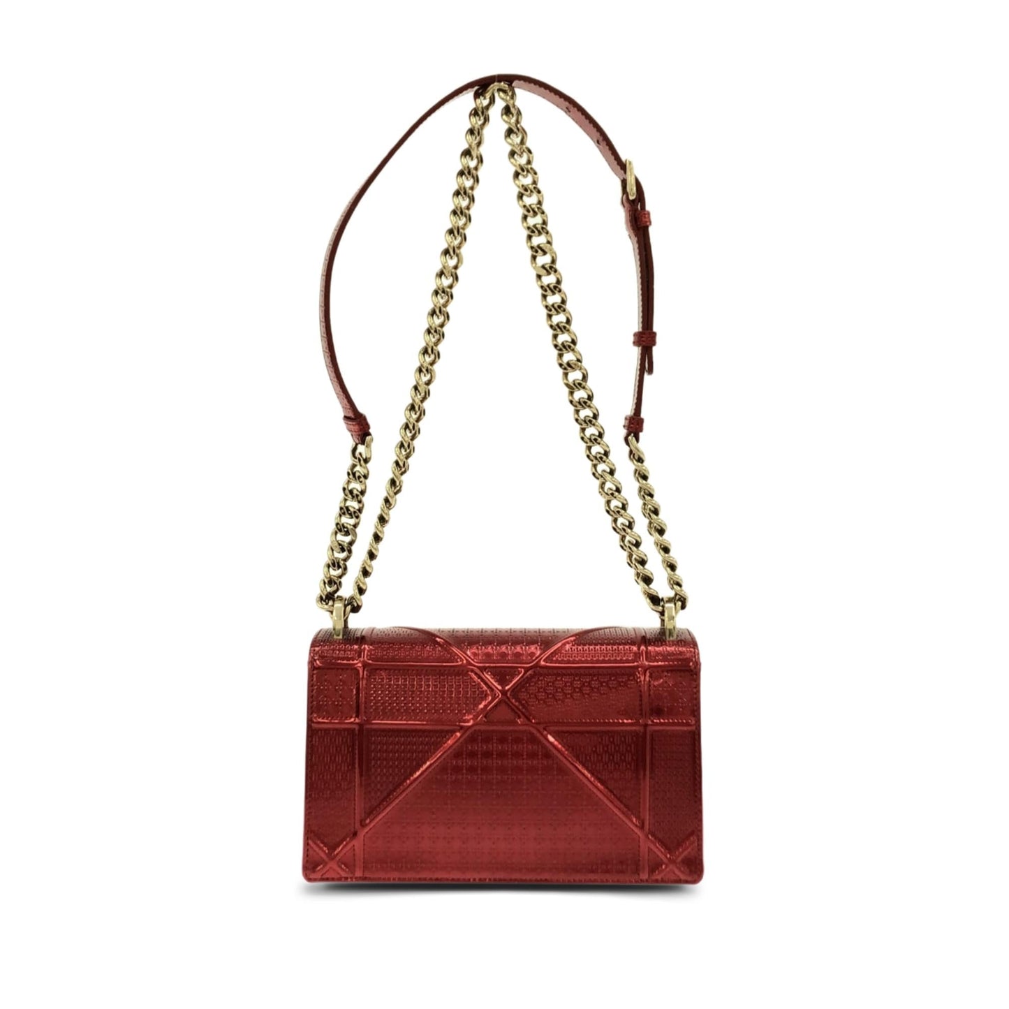 Dior Patent Microcannage Diorama Crossbody Bag (SHG-nk7GZA)