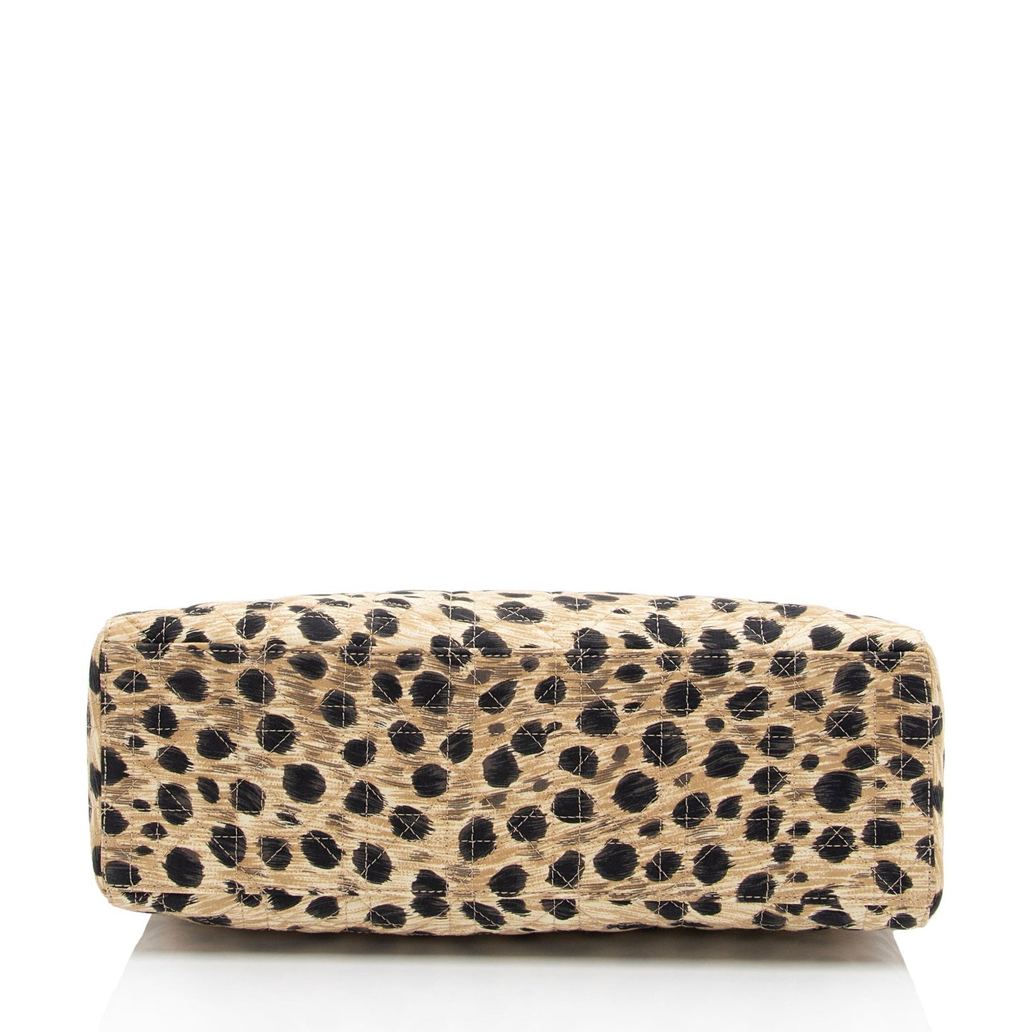 Dior Vintage Canvas Leopard Lady Dior Large Tote (SHF-ec5zqj)