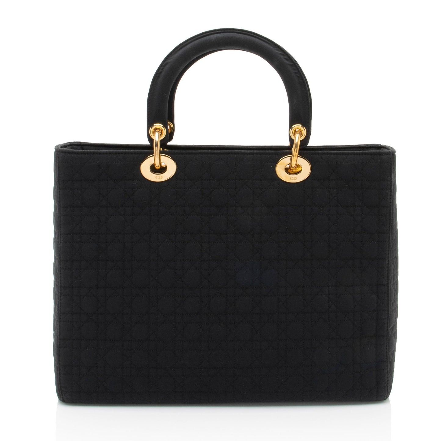 Dior Vintage Nylon Lady Dior Large Tote (SHF-1LRGGk)