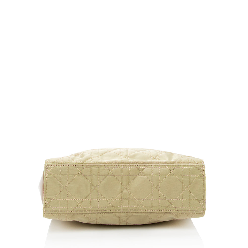 Dior Vintage Satin Mini Tote (SHF-17960)