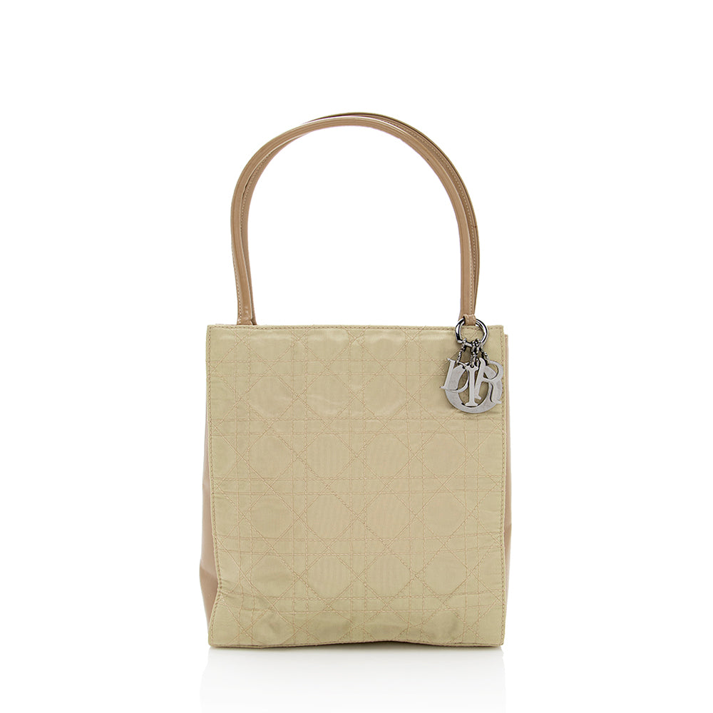 Dior Vintage Satin Mini Tote (SHF-17960)